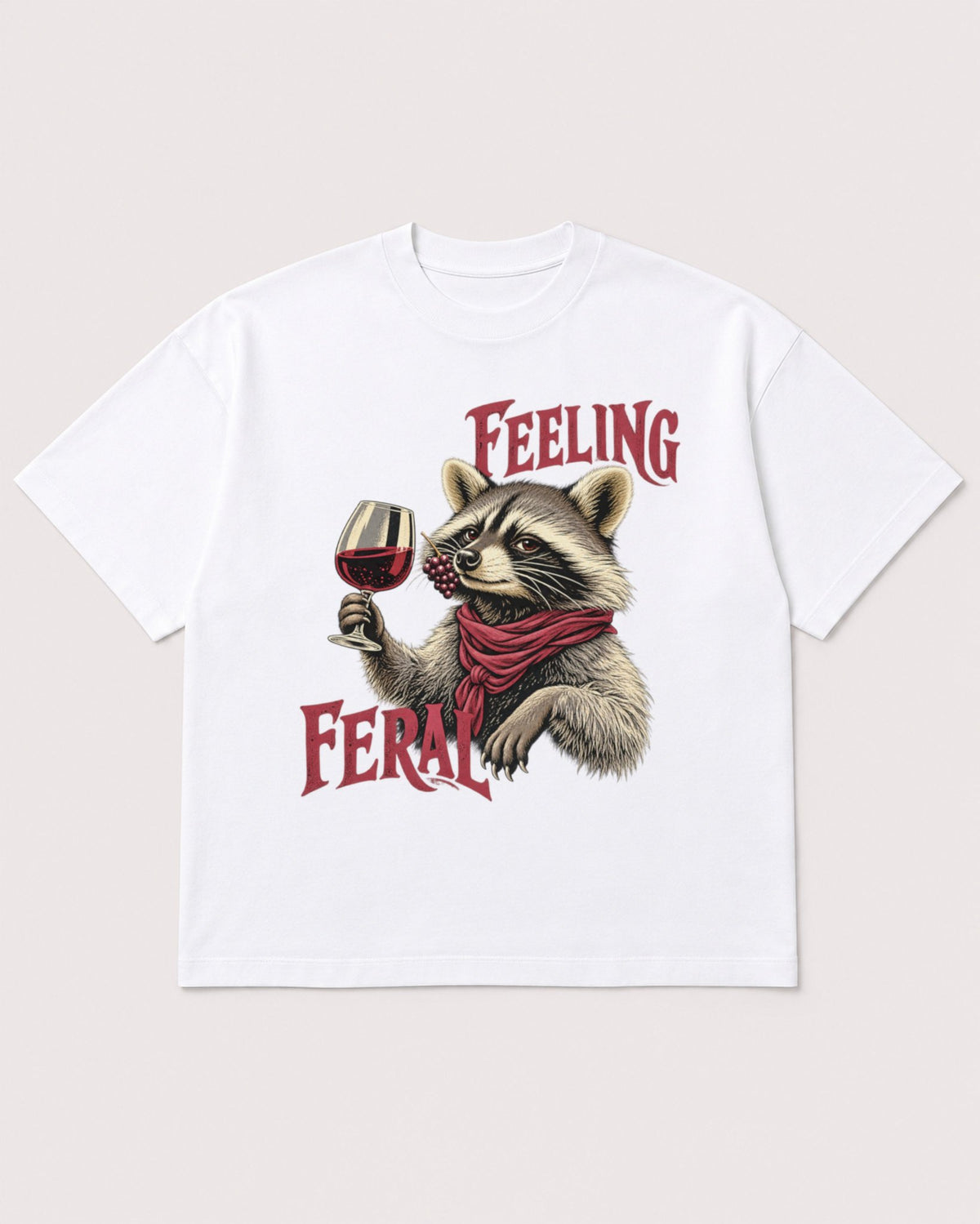 Mockup Boxy Heavyweight Tee White product