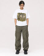 Mockup Boxy Heavyweight Tee White female full-body 17