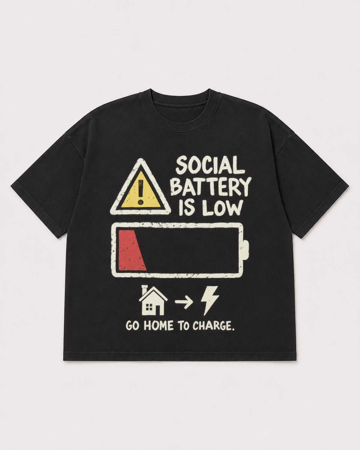 Mockup Boxy Heavyweight Tee Black product