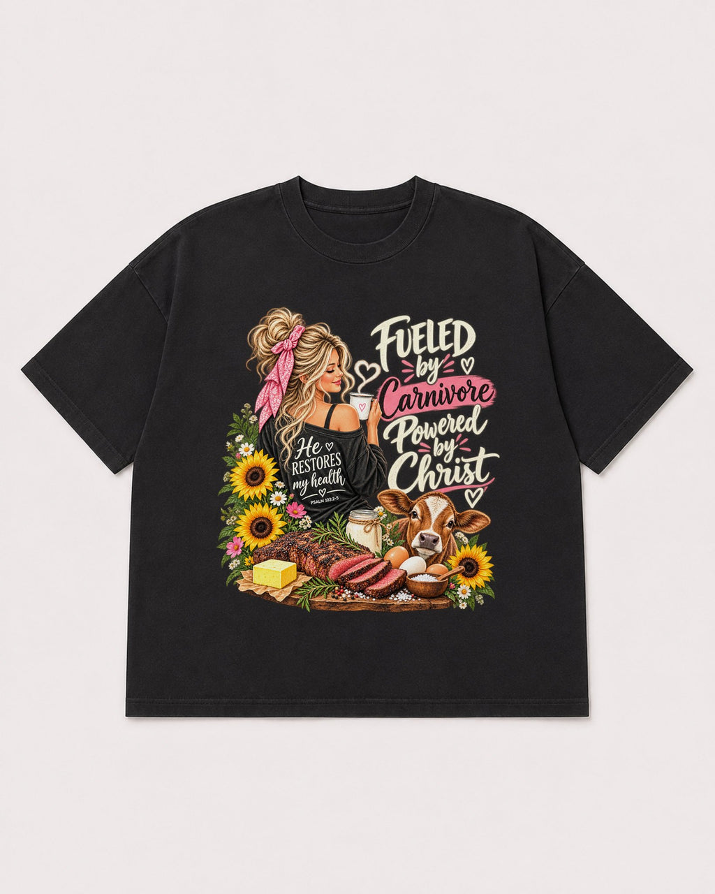 Mockup Boxy Heavyweight Tee Black product