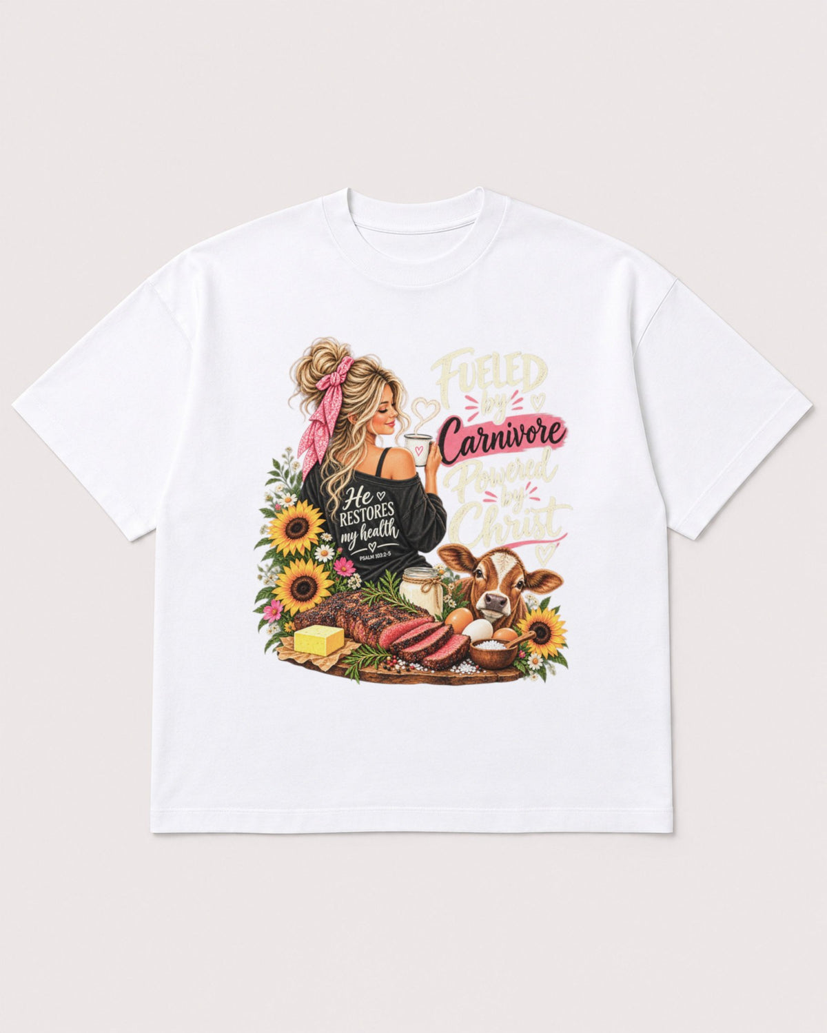 Mockup Boxy Heavyweight Tee White product
