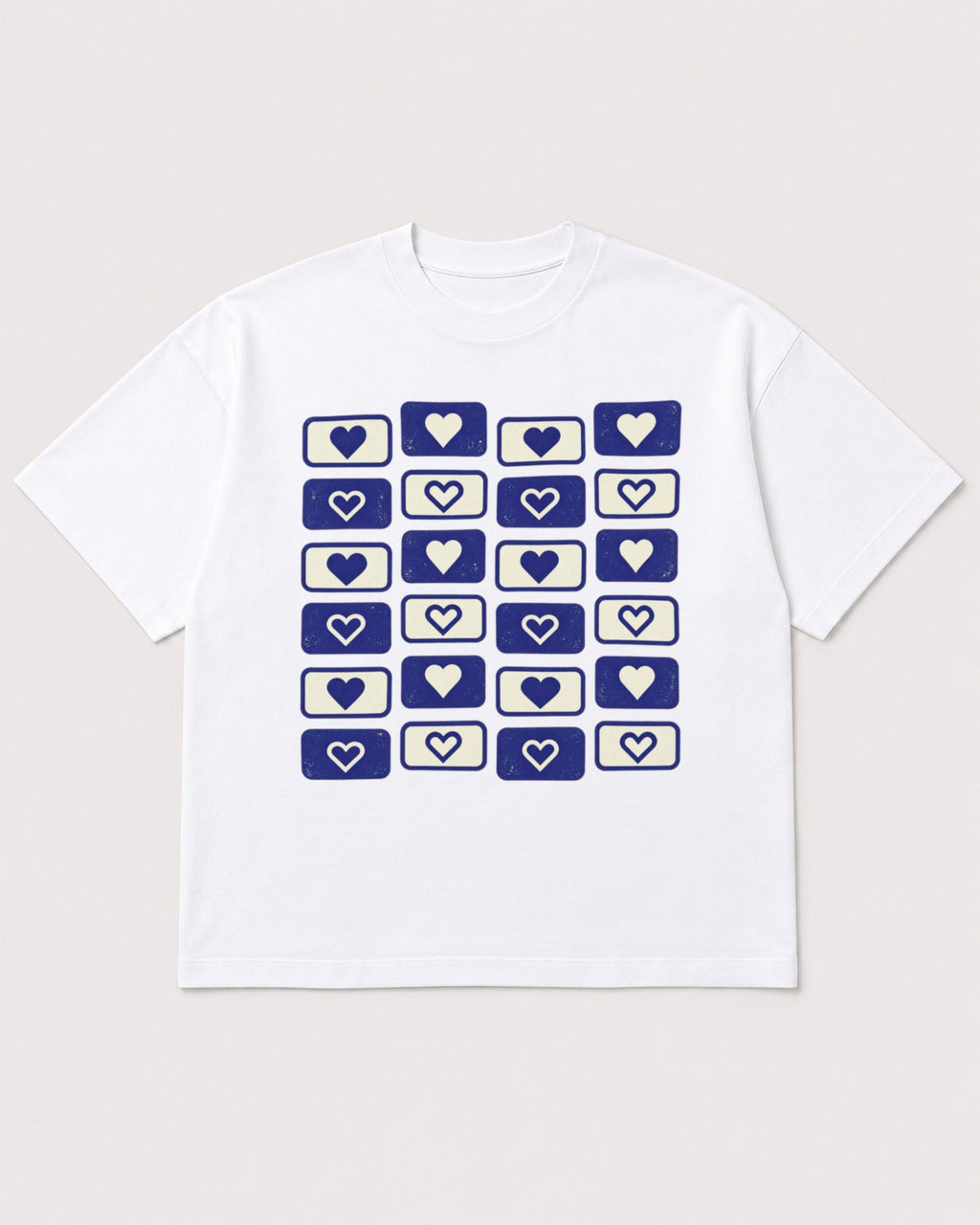 Mockup Boxy Heavyweight Tee White product