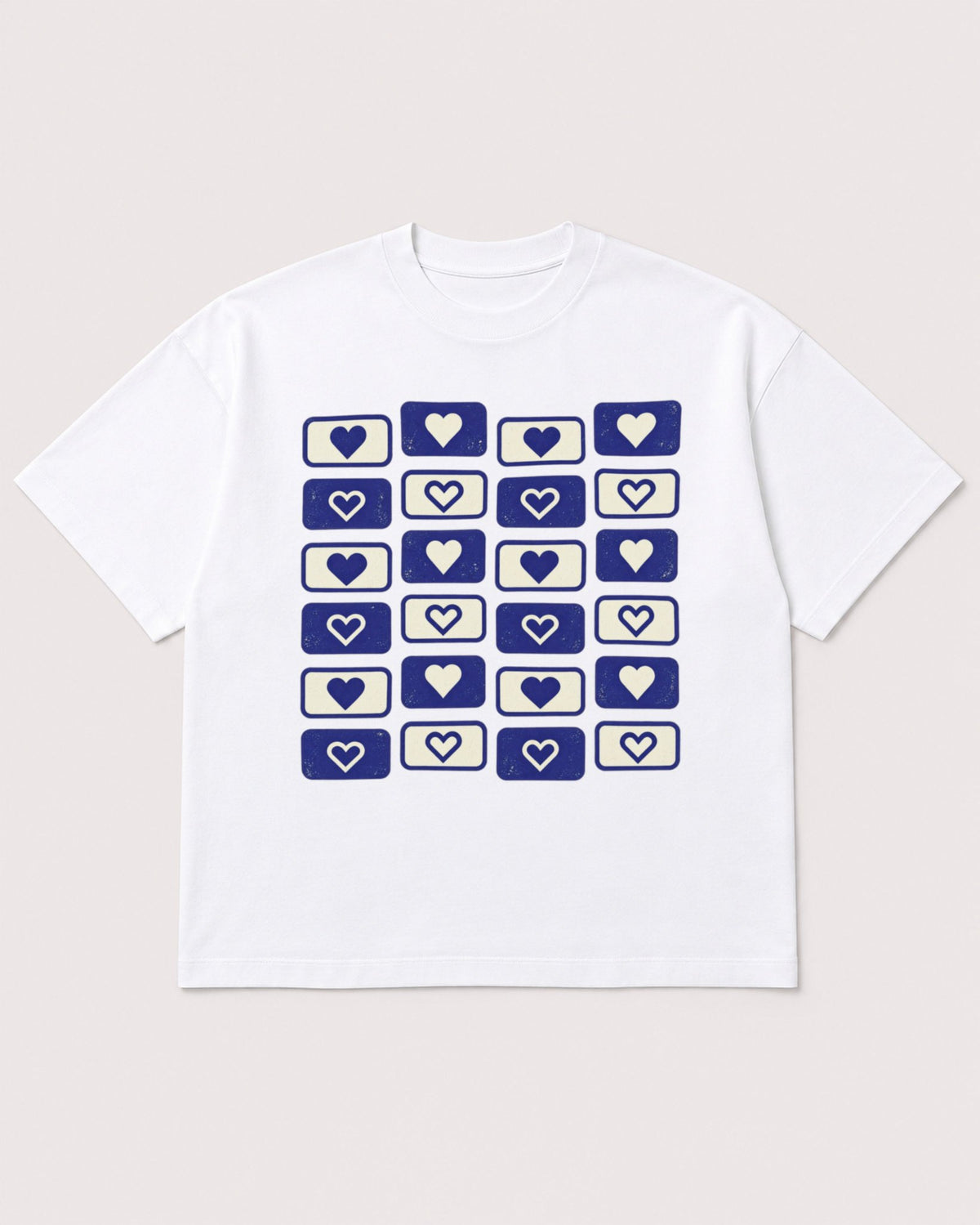 Mockup Boxy Heavyweight Tee White product