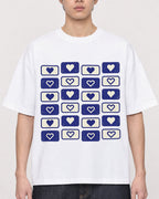 Mockup Boxy Heavyweight Tee White male close-up 01