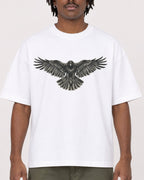Mockup Boxy Heavyweight Tee White male close-up 04