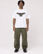 Mockup Boxy Heavyweight Tee White male full-body 04