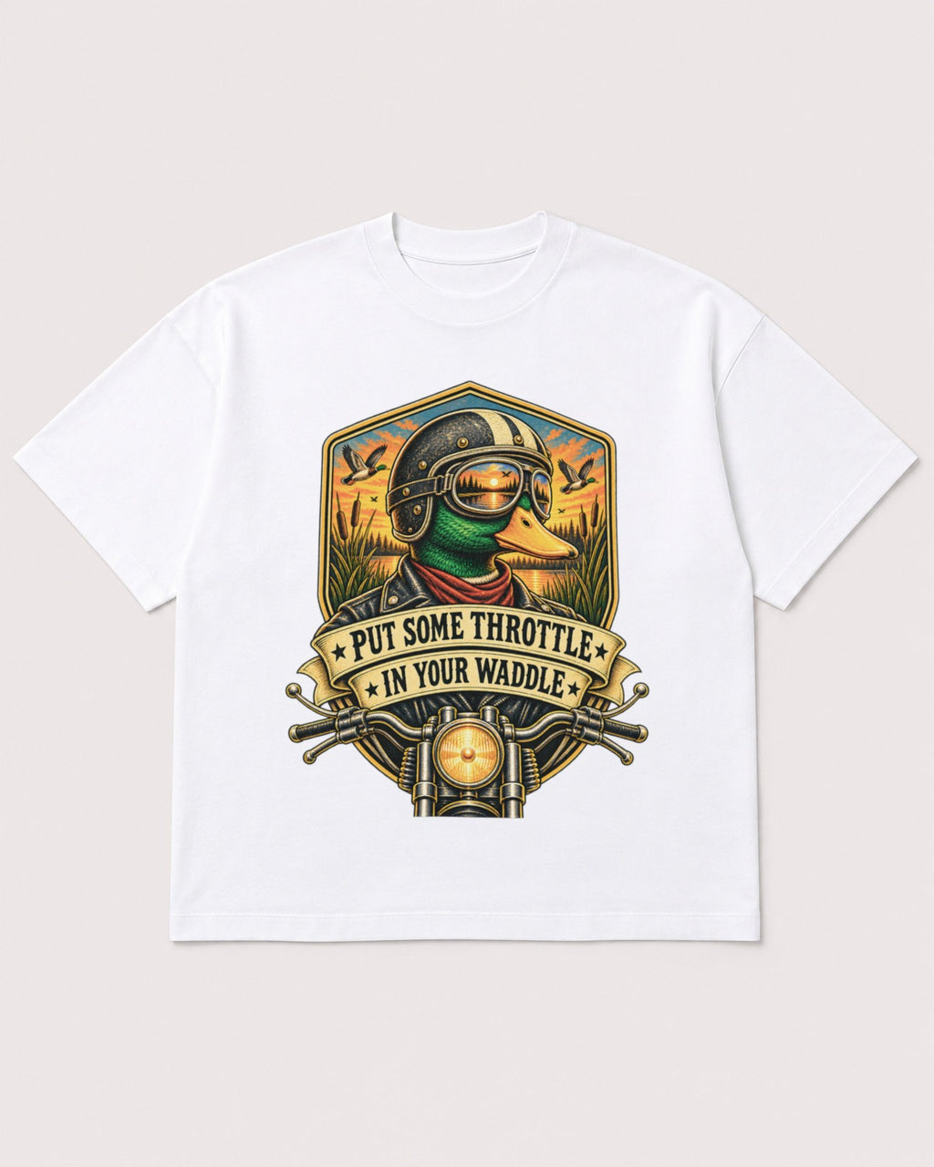 Mockup Boxy Heavyweight Tee White product