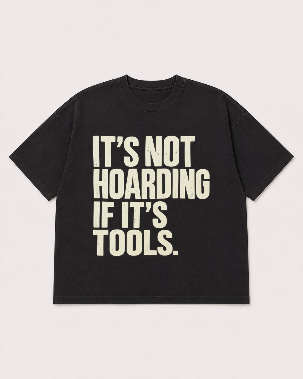 Mockup Boxy Heavyweight Tee Black product