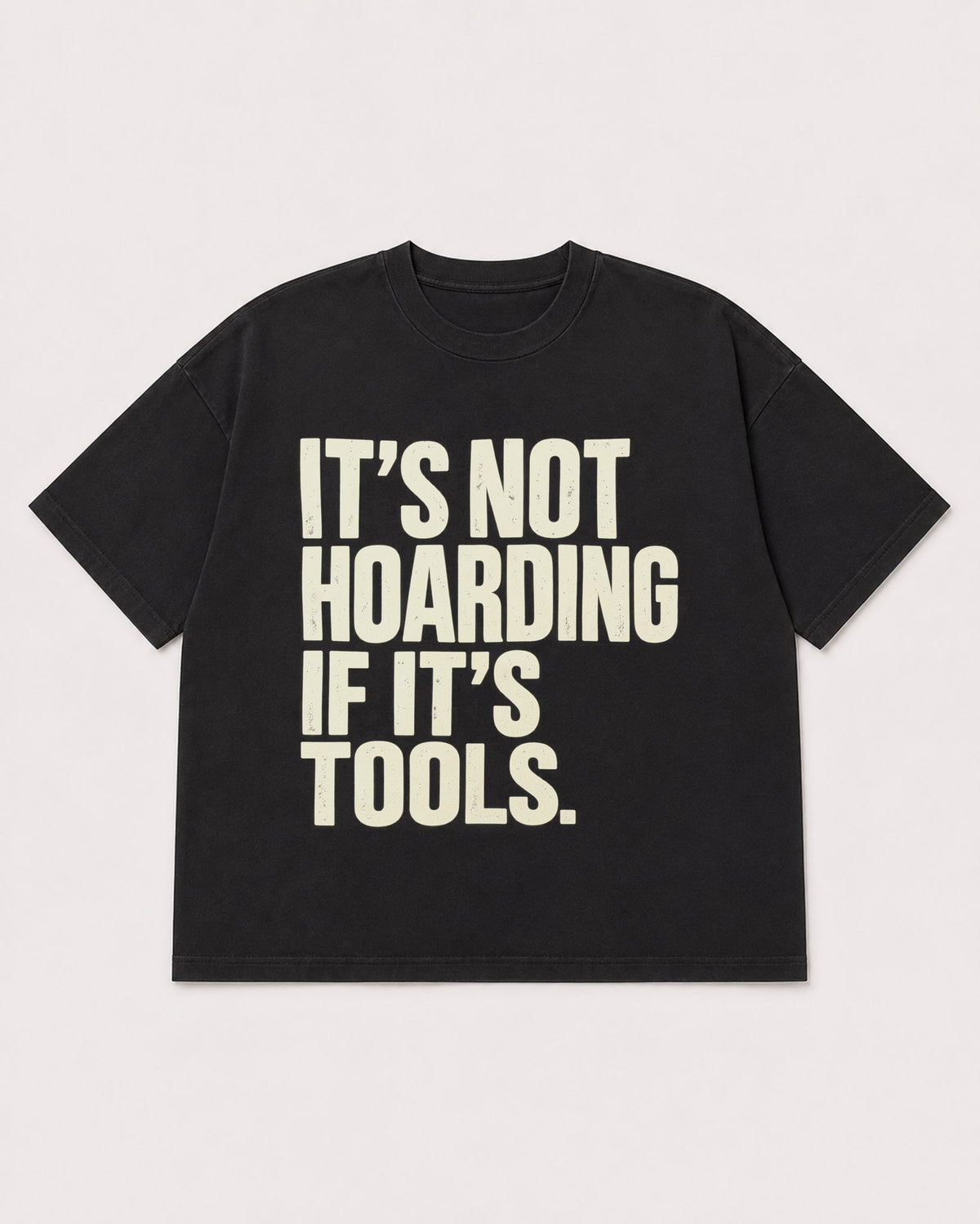Mockup Boxy Heavyweight Tee Black product
