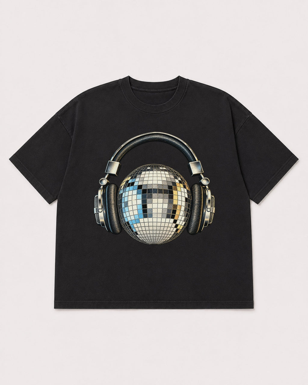Mockup Boxy Heavyweight Tee Black product