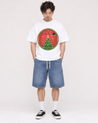 Mockup Boxy Heavyweight Tee White male full-body 03