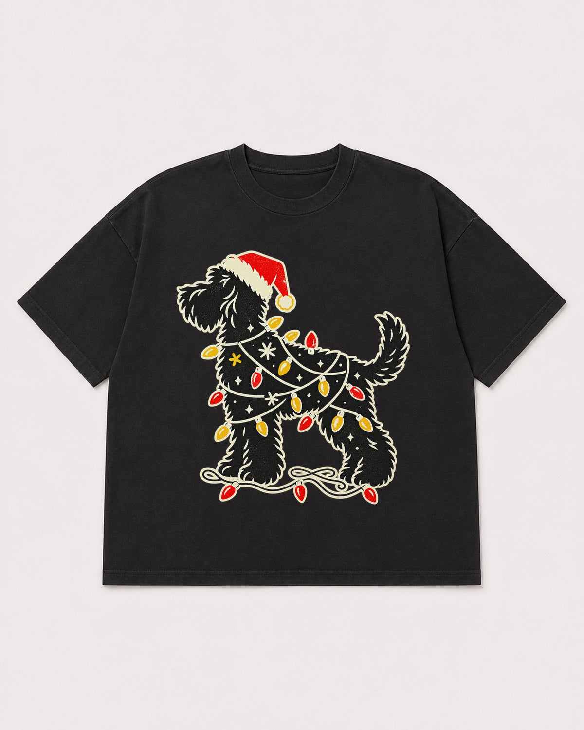 Mockup Boxy Heavyweight Tee Black product