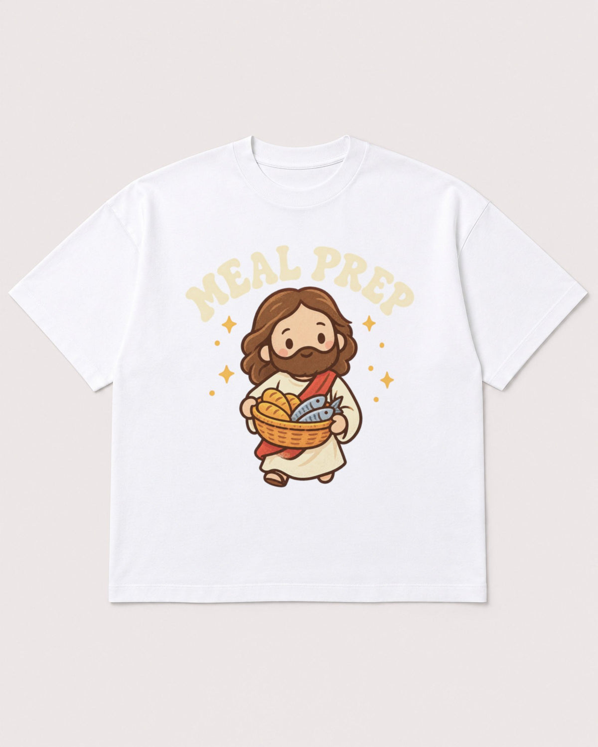 Mockup Boxy Heavyweight Tee White product
