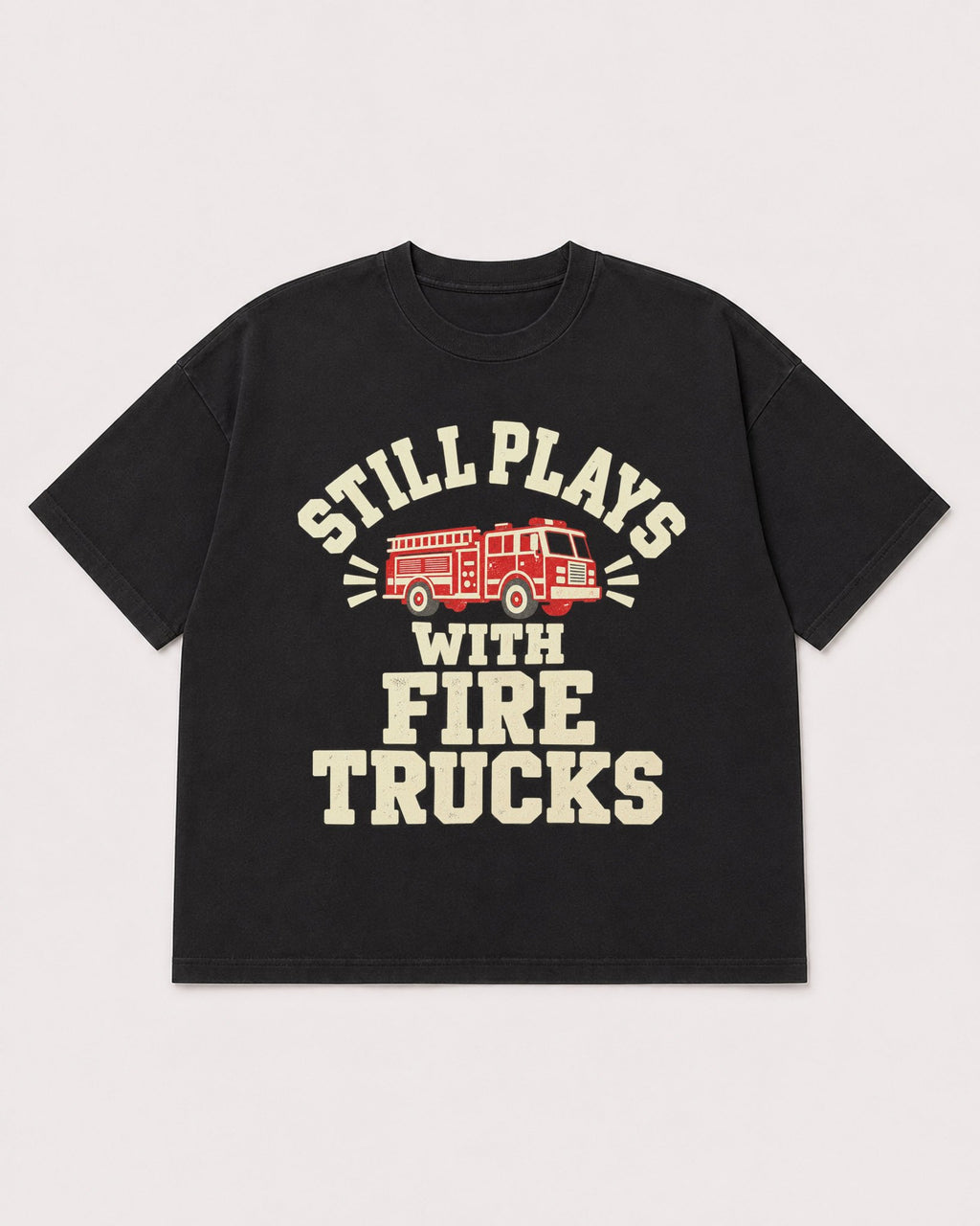 Mockup Boxy Heavyweight Tee Black product