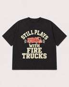 Mockup Boxy Heavyweight Tee Black product