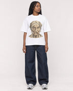 Mockup Boxy Heavyweight Tee White female full-body 04