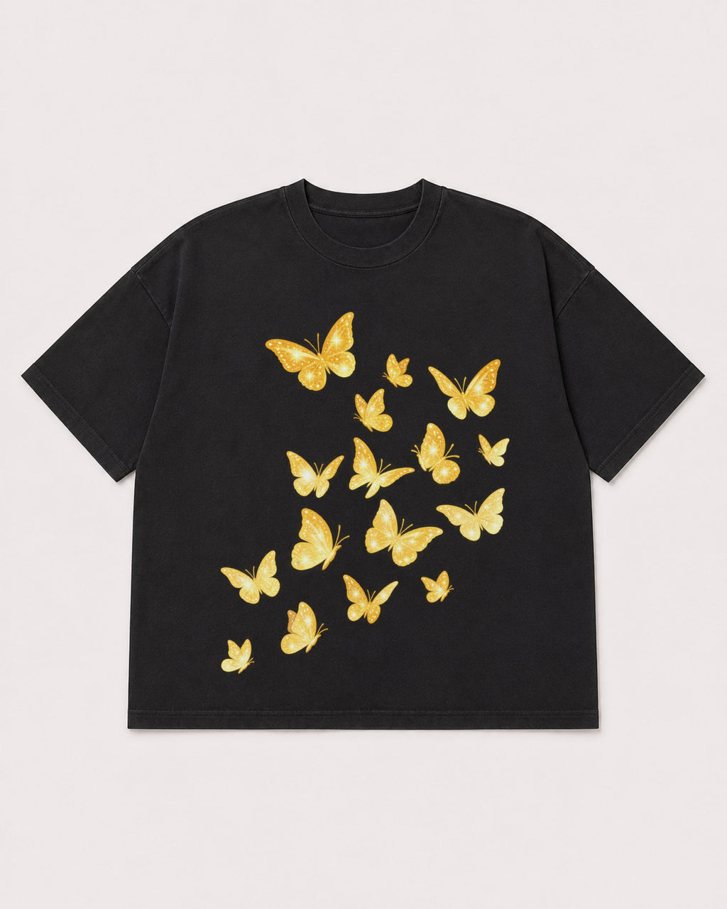 Mockup Boxy Heavyweight Tee Black product