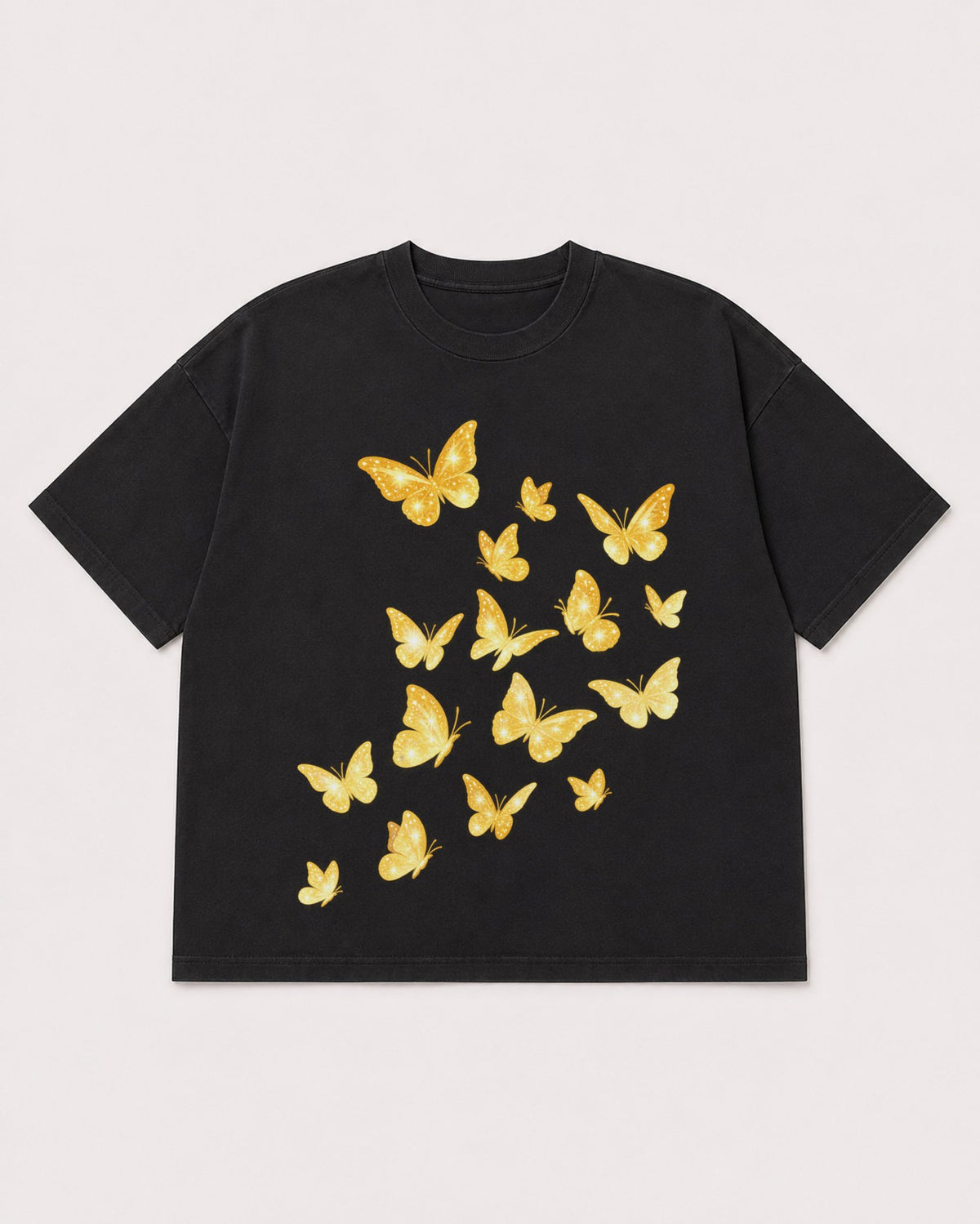 Mockup Boxy Heavyweight Tee Black product