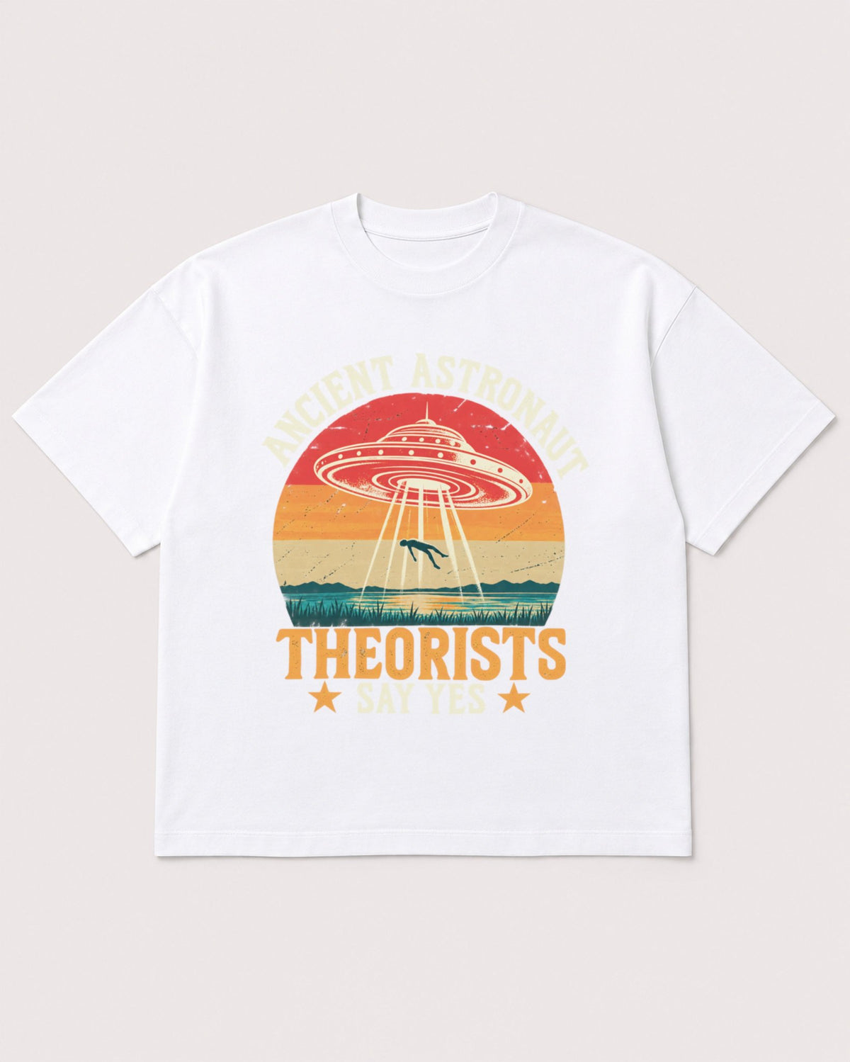 Mockup Boxy Heavyweight Tee White product
