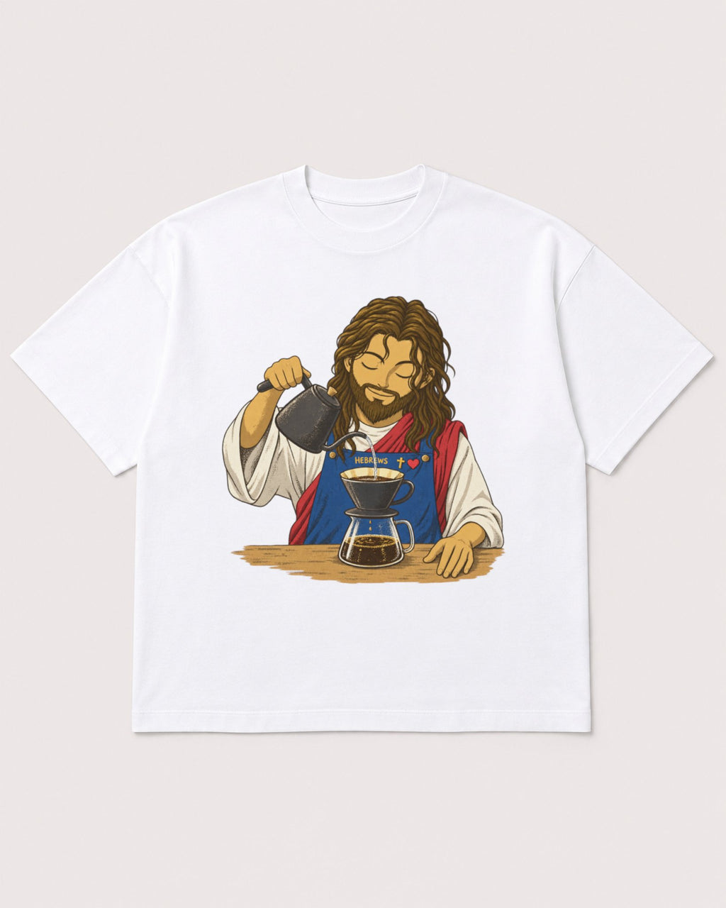 Mockup Boxy Heavyweight Tee White product