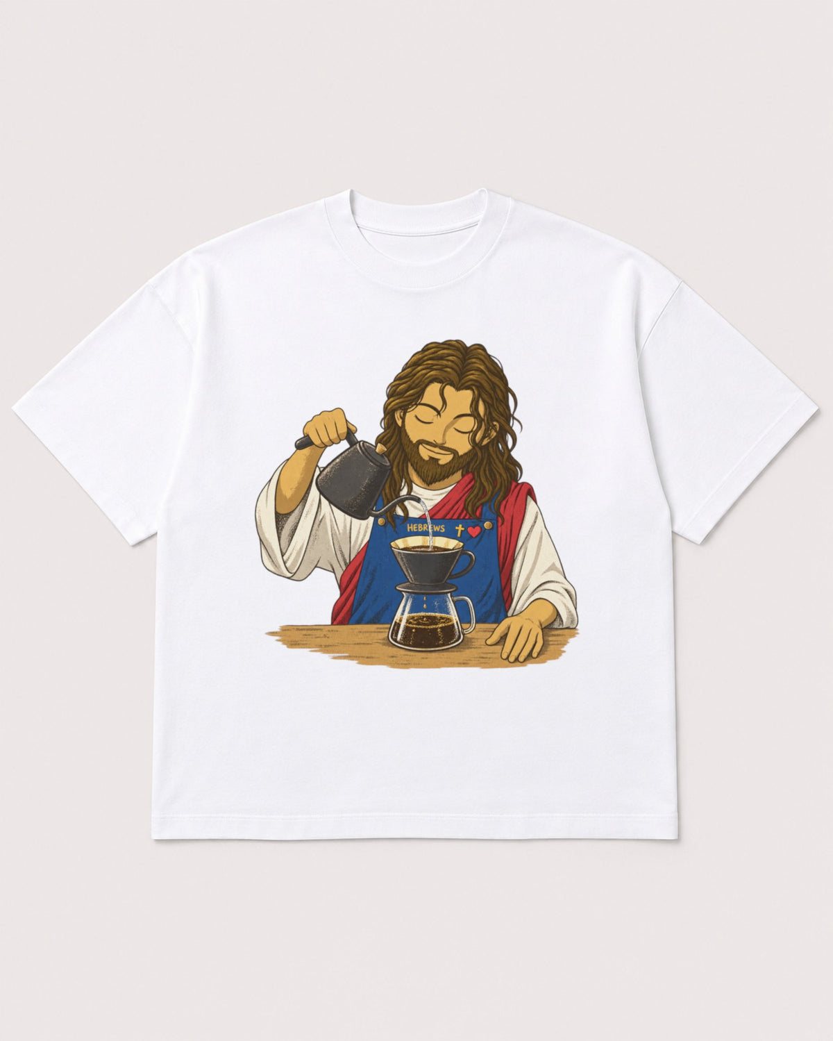 Mockup Boxy Heavyweight Tee White product