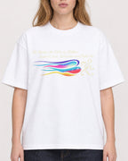 Mockup Boxy Heavyweight Tee White female close-up 49