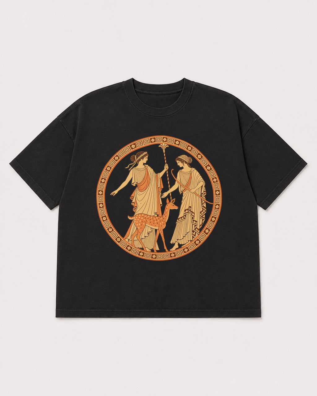 Mockup Boxy Heavyweight Tee Black product