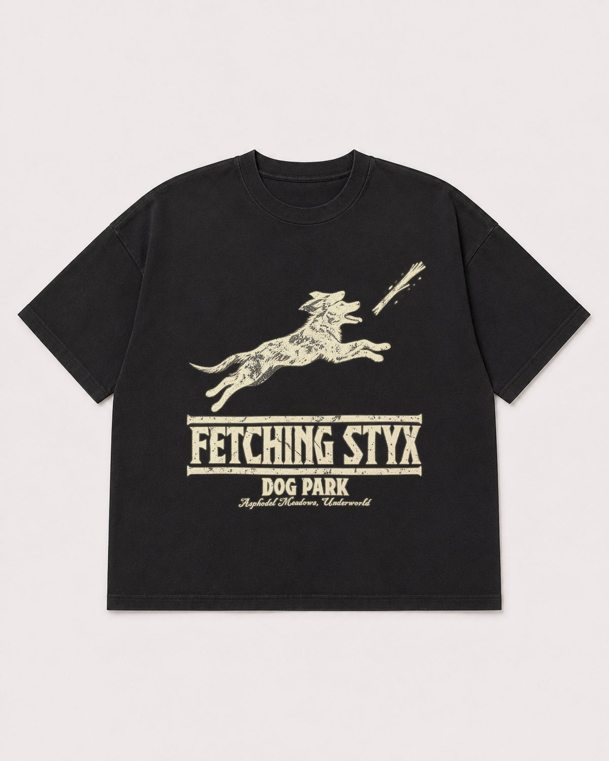 Mockup Boxy Heavyweight Tee Black product