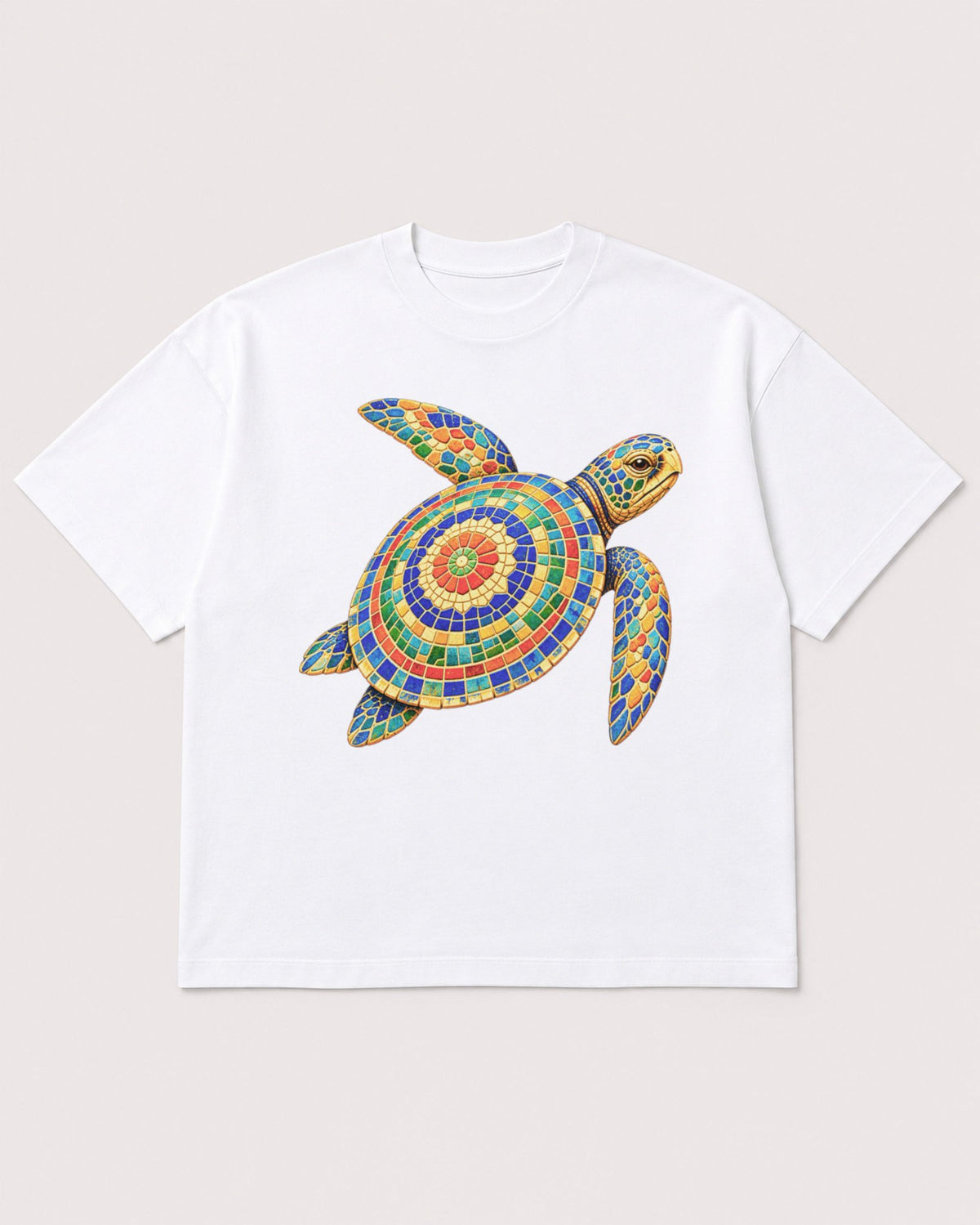 Mockup Boxy Heavyweight Tee White product