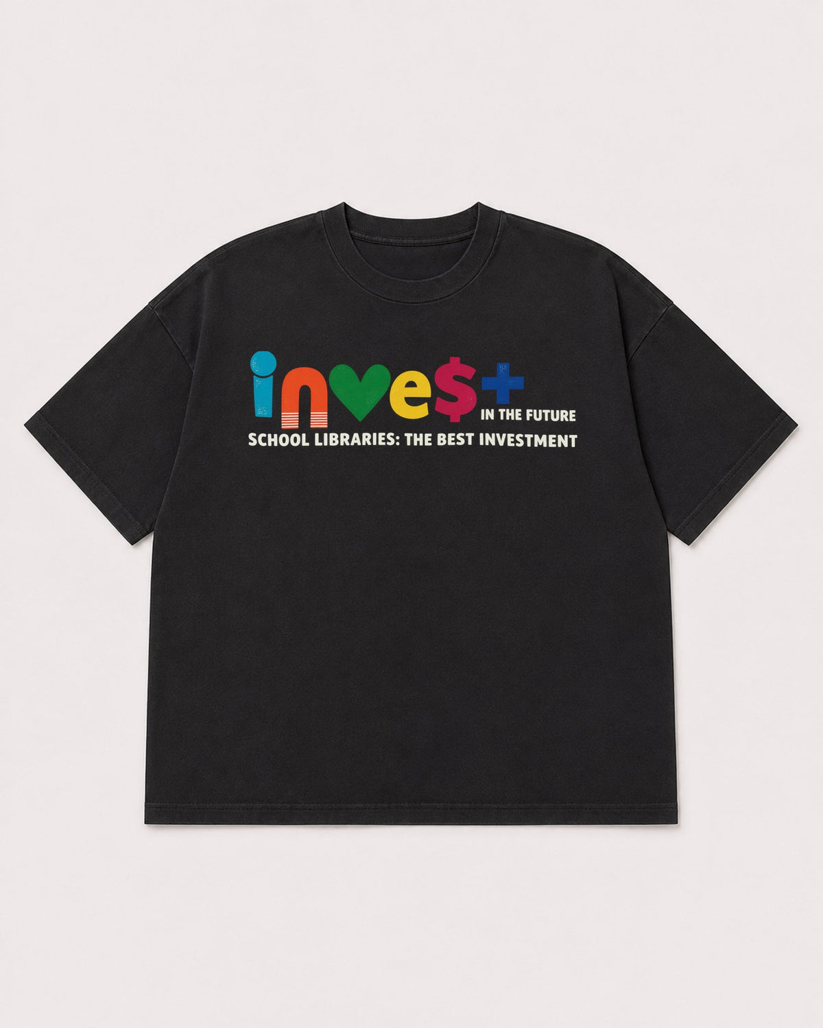 Mockup Boxy Heavyweight Tee Black product