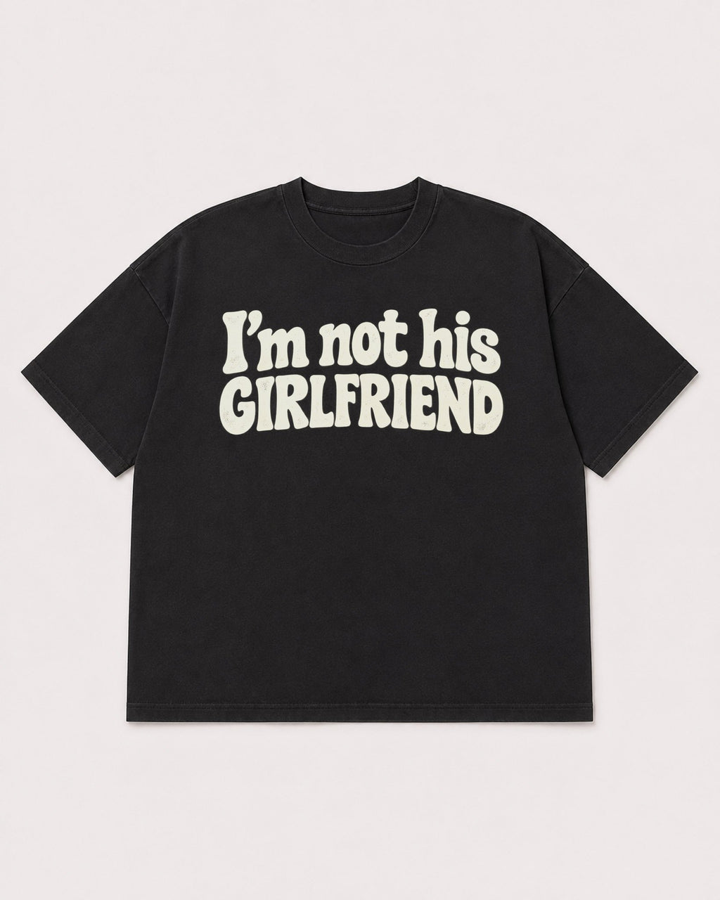 Mockup Boxy Heavyweight Tee Black product