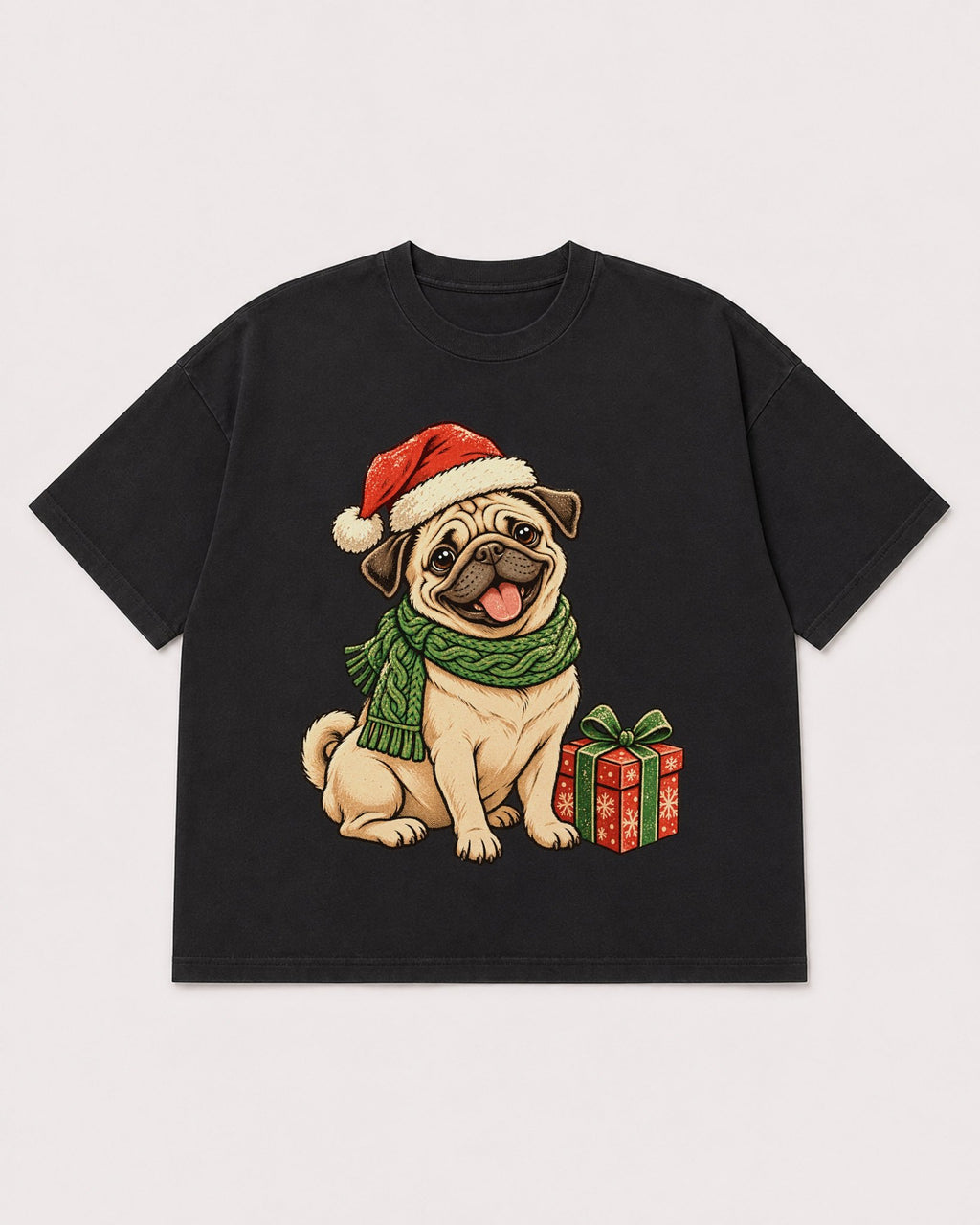 Mockup Boxy Heavyweight Tee Black product
