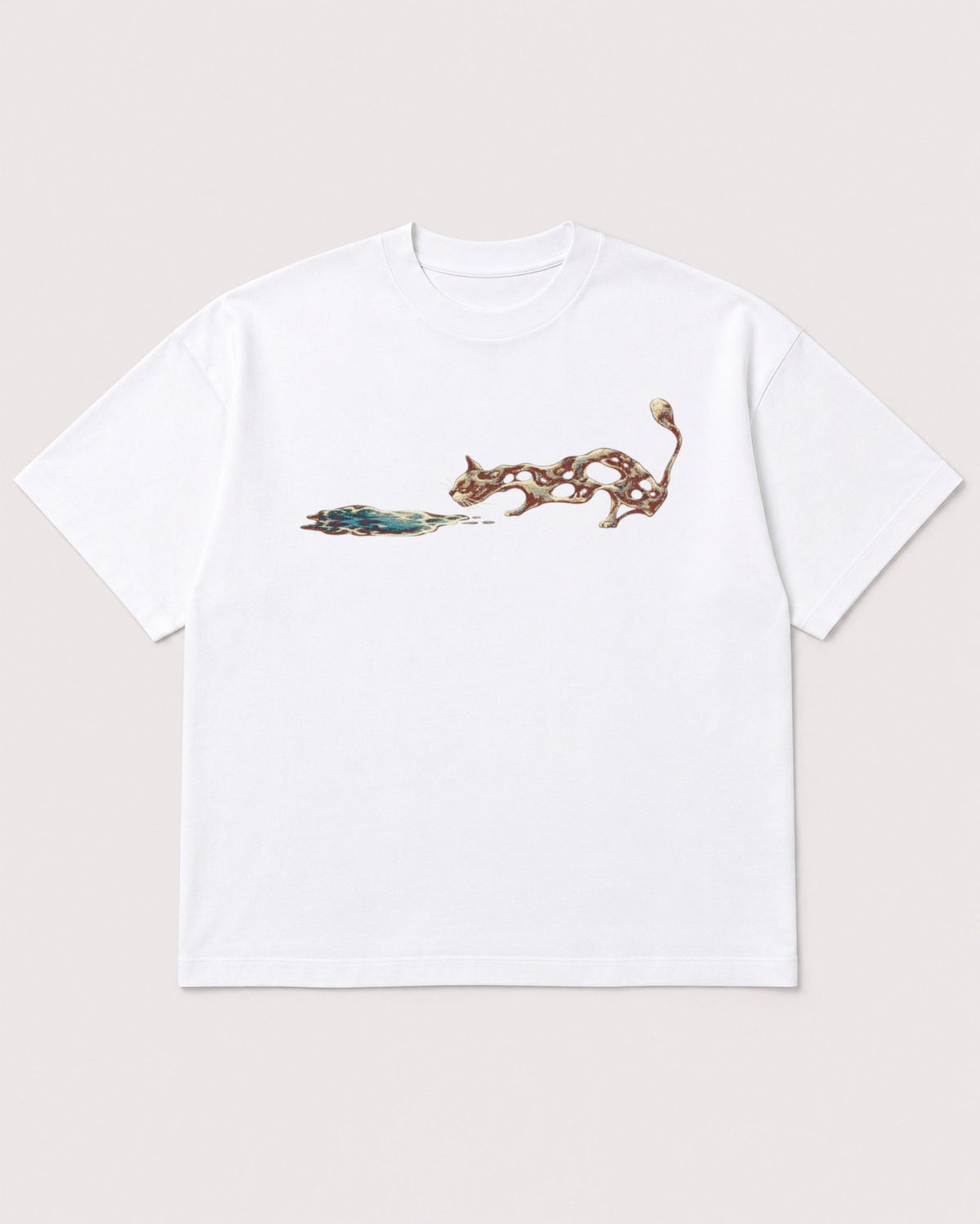 Mockup Boxy Heavyweight Tee White product