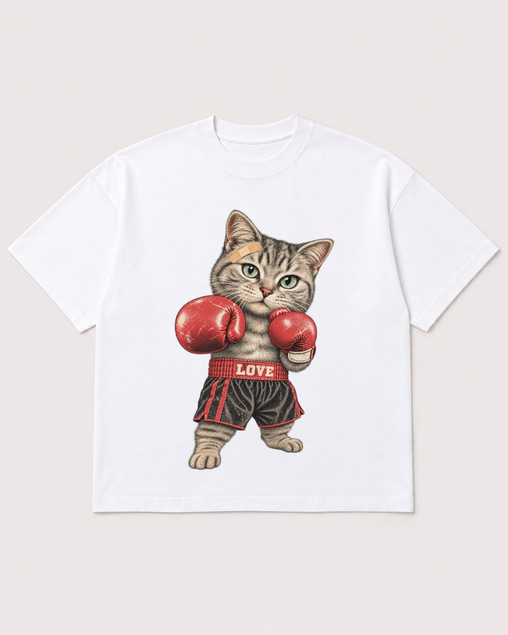 Mockup Boxy Heavyweight Tee White product