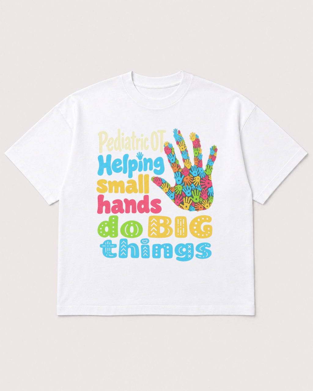 Mockup Boxy Heavyweight Tee White product