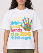 Mockup Boxy Heavyweight Tee White female close-up 07