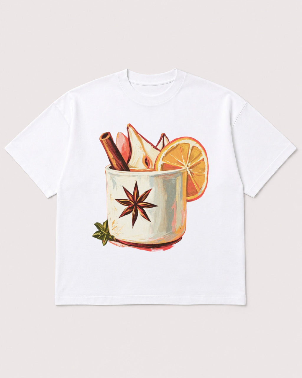 Mockup Boxy Heavyweight Tee White product