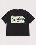 Mockup Boxy Heavyweight Tee Black product