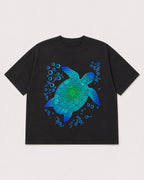 Mockup Boxy Heavyweight Tee Black product