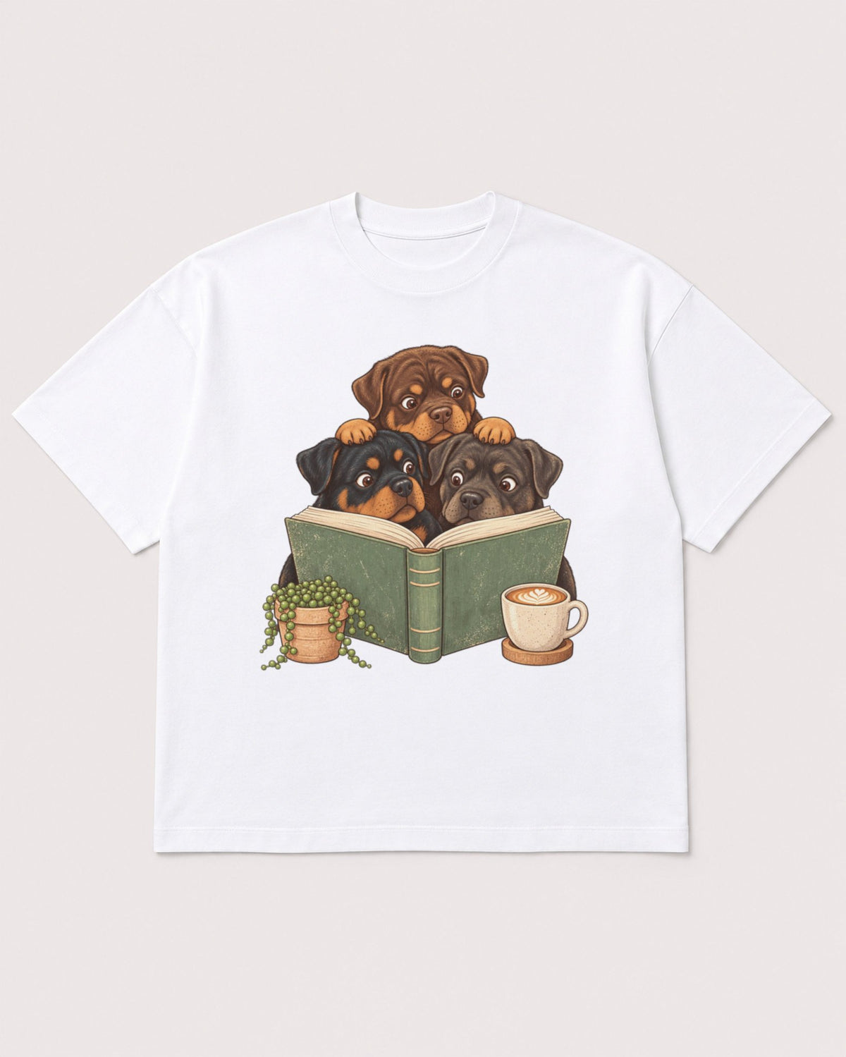 Mockup Boxy Heavyweight Tee White product