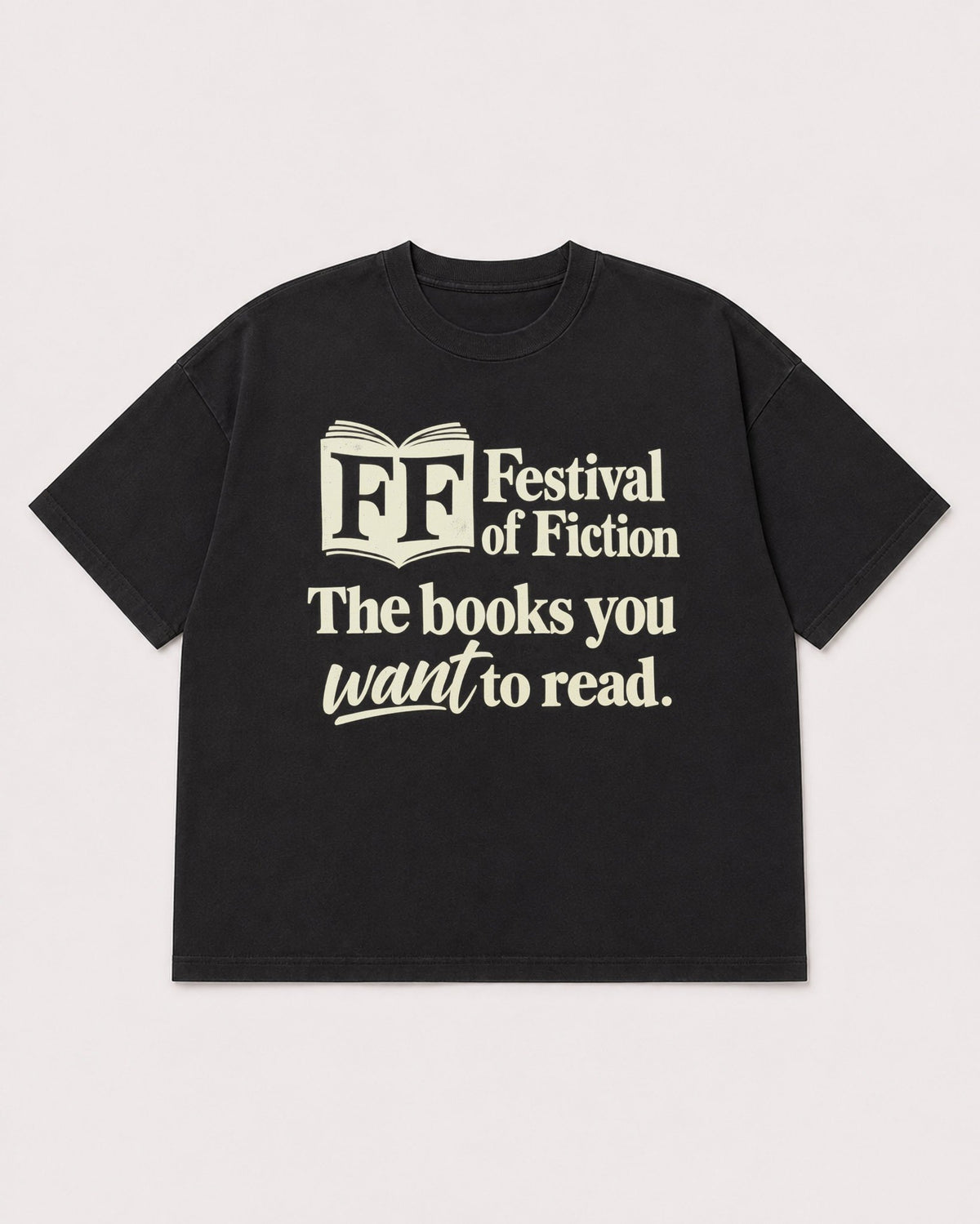 Mockup Boxy Heavyweight Tee Black product