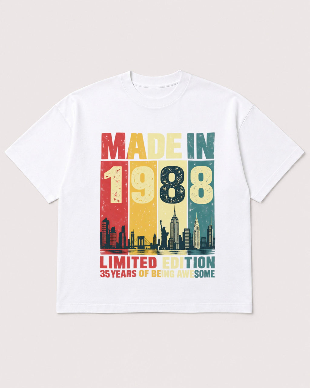 Mockup Boxy Heavyweight Tee White product