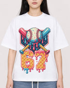 Mockup Boxy Heavyweight Tee White female close-up 01