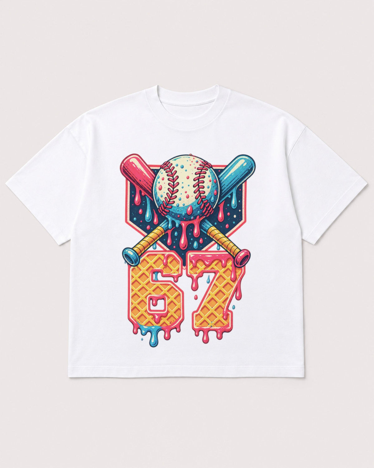 Mockup Boxy Heavyweight Tee White product