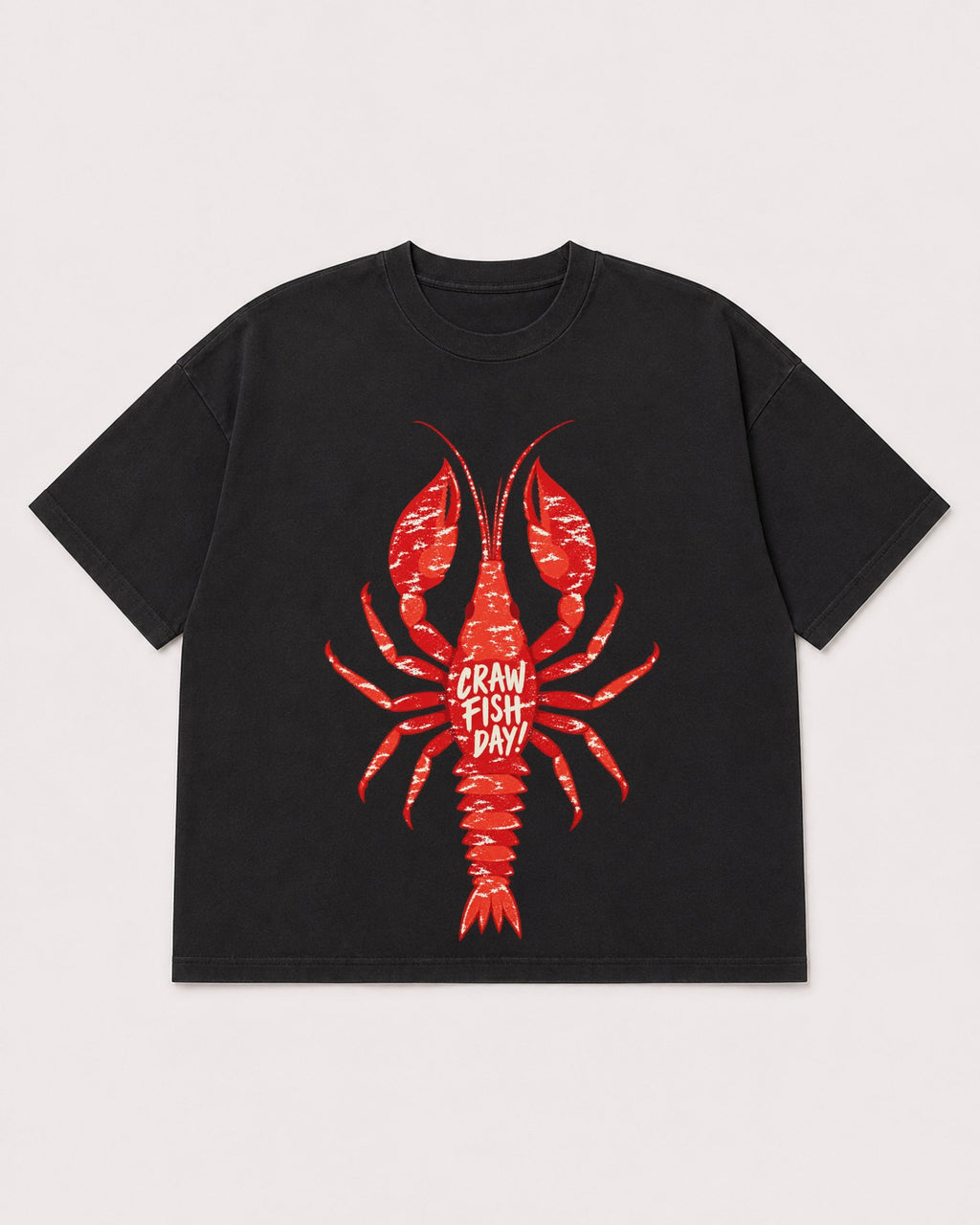 Mockup Boxy Heavyweight Tee Black product