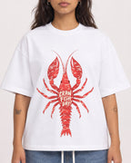 Mockup Boxy Heavyweight Tee White female close-up 06