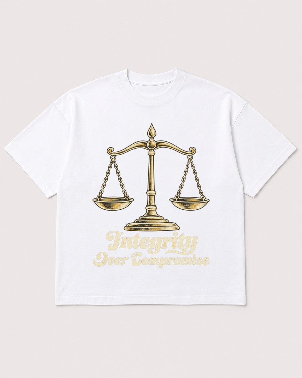 Mockup Boxy Heavyweight Tee White product
