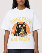 Mockup Boxy Heavyweight Tee White female close-up 04