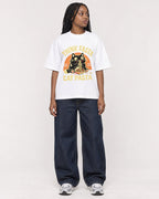 Mockup Boxy Heavyweight Tee White female full-body 04