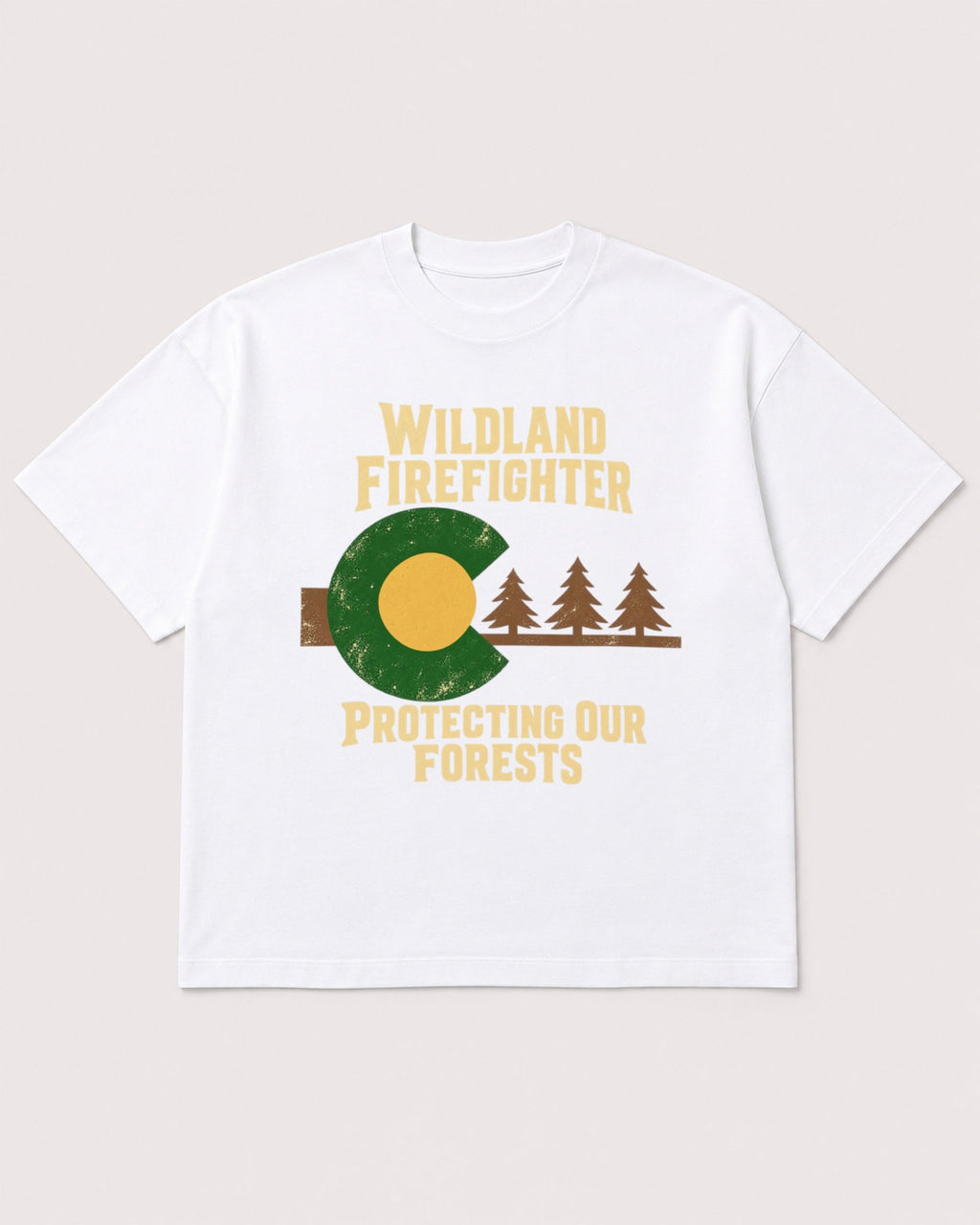 Mockup Boxy Heavyweight Tee White product